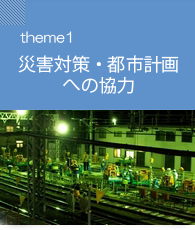 theme1　災害対策・都市計画への協力