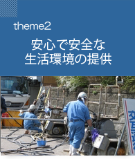 theme2　安心で安全な生活環境の提供